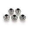 Tibetan Style Alloy European Beads TIBE-N006-76AS-LF-1