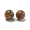 Natural Unakite Beads X-G-G147-01J-2
