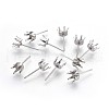 Tarnish Resistant 304 Stainless Steel Stud Earring Findings STAS-P221-20A-P-1