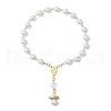 Tibetan Style Alloy Angel Charm Bracelets BJEW-JB11775-04-2