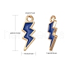 Alloy Enamel Pendants ENAM-N054-025Q-2