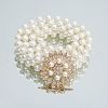White Plastic Imitation Pearl Beaded Belly Chains WG08E5B-11-1