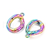 304 Stainless Steel Pendants STAS-I202-21RC-2