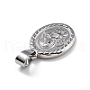 201 Stainless Steel Pendants STAS-O111-05P-2