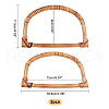 SUPERFINDINGS Wood Bag Handle PURS-FH0001-05A-2
