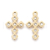 316 Surgical Stainless Steel Tiny Cross Charms STAS-F256-020G-2