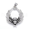 304 Stainless Steel Big Pendants STAS-G126-04-2