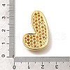 Brass Cubic Zirconia Pendants KK-M295-13G-L-3