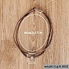 Bohemian Style Heart Alloy Pendant Imitation Leather Cord Double Layer Necklaces FS-WG24C6C-01-3