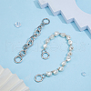 Plastic Pearl Alloy Phone Hand Strap Chains FIND-WH0260-55P-5