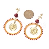 201 Stainless Steel Studs Earrings EJEW-MZ00211-3