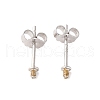 925 Sterling Silver Stud Earring Findings STER-L064-10P-2