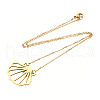 201 Stainless Steel Pendant Necklaces NJEW-T009-JN068-2-40-2
