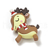 PVC Plastic Christmas Style Big Pendants X-PVC-O001-02E-2