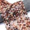Natural Hematoid Quartz/Ferruginous Quartz Beads Strands G-C116-A79-02-1