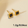 304 Stainless Steel Square Stud Earrings KD5584-3-2