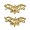 304 Stainless Steel Crystal Rhinestone Pendants STAS-L290-08G-1