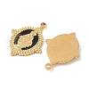 304 Stainless Steel Enamel Pendants STAS-U057-12G-02-2