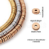 3 Strands 3 Colors Electroplated Non-magnetic Synthetic Hematite Beads Strands G-TA0001-33-3