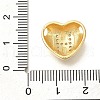 Rack Plating Brass Micro Pave Cubic Zirconia Pendants KK-I722-04G-H-3