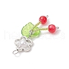 8Pcs 8 Colors ABS Plastic Imitation Pearl Pendants PALLOY-JF03872-5