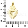 Brass Enamel Pendants KK-P303-08B-G-3