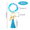Acrylic Beads Keychain KEYC-PH01534-2