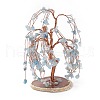 Natural Aquamarine Tree Display Decoration DJEW-G027-20RG-04-1