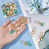 Turtle Starfish Synthetic Turquoise Pendant Decorations HJEW-PH01918-3