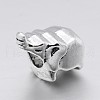 Alloy Musical Notes Large Hole European Beads MPDL-M040-08AS-2