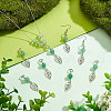Unicraftale 4Sets Leaf Tibetan Style Alloy Pendants FIND-UN0002-74-2