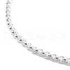 304 Stainless Steel Rolo Chain Slider Bracelet Making AJEW-JB01116-01-4