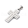 304 Stainless Steel Pendants STAS-L286-12P-2