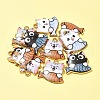 10Pcs Rack Plating Alloy Enamel Pendants FIND-FS0002-53B-7