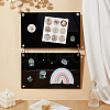 BENECREAT 2Pcs Acrylic Sticker Display Stand Holder ODIS-BC0001-18B-5