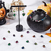 SUNNYCLUE 400Pcs Opaque Black Acrylic Beads MACR-SC0001-66-4