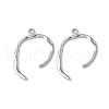 Non-Tarnish 304 Stainless Steel Pendants STAS-C066-22P-2