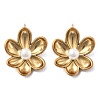304 Stainless Steel Earrings EJEW-D319-04G-4