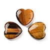 Mother's Day Gifts Heart Natural Tiger Eye Palm Stones G-C134-06A-13-1