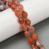 Natural South Red Agate Beads Strands G-N342-149E-1