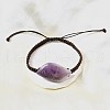 Natural Amethyst Beads Braided Bead Bracelets BJEW-Q070-01H-1