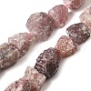 Natural Strawberry Quartz Beads Strands G-S386-C13-2