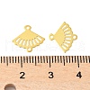 Brass Laser Cut Hollow Connector Charms KK-K277-12G-3