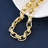 Brass Cable Chain Bracelets for Women Men BJEW-K273-02G-5