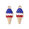 Alloy Enamel Pendants ENAM-K067-39-1
