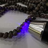 Natural Fluorescent Syenite Rock(Glow under UV Light) Beads Strands G-K340-A05-04-5