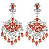 Brass Micro Pave Cubic Zirconia Dangle Stud Earrings EJEW-H014-16P-07-1