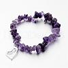 Alloy Charm Bracelets BJEW-JB02481-03-1