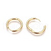 Ion Plating(IP) 304 Stainless Steel Hoop Earrings EJEW-P177-G-07A-1