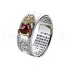 Pi Xiu Alloy with Resin Adjustable Finger Rings for Men FS-WGD1851-01-2